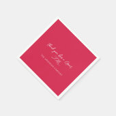 Red Employee Appreciation Event Servet (Hoek)