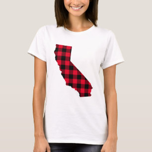 Red en Black Buffalo Pset California T-shirt