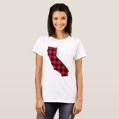 Red en Black Buffalo Pset California T-shirt (Voorkant volledig)