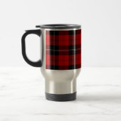 Red en Black Clan Ramsay Tartan Reisbeker (Links)