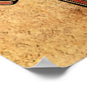  Red en Black Haida Sun Masker Poster (Hoek)