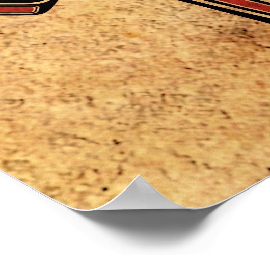  Red en Black Haida Sun Masker Poster (Hoek)