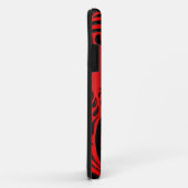 Red en Black Yin Yang Dragons Case-Mate iPhone Case (Achterkant/rechts)