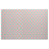 Red en Blauwgroen Damask Stof (Yard (91,4 cm))