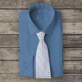 Red en Blue TEXAN Neon Stropdas