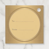 Red en Gold Holiday Honey Label Bee  (Achterkant)