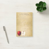 Red en Golden Apples Teacher Gold 4x6 Post-it® Notes (Kantoor)