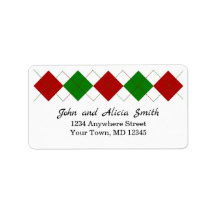 Red en Green Argyle | Vakantiemaand