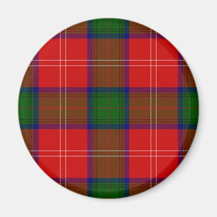 Red en Green Clan Chisholm Tartan Magneet