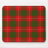 Red en Green Clan Crawford Tartan Muismat (Voorkant)
