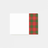 Red en Green Clan MacKinnon Tartan Post-it® Notes (Voorkant)