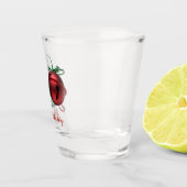 Red en Green Jingle Bells Shot Glas (Rechts)