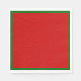 Red en Green Napkins Servet