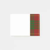 Red en Green Scottish Clan Cameron Tartan Post-it® Notes (Voorkant)