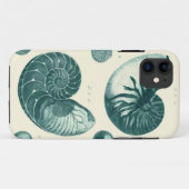 Red en Green Seashell Art Case-Mate iPhone Case (Achterkant (horizontaal))