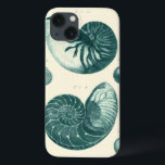 Red en Green Seashell Art Case-Mate iPhone Case<br><div class="desc">Artiest Denis Diderot is getalenteerd en bekend om zijn grote afbeeldingen in het leven van zeeen. In dit levendige afbeelding vangt hij twee rode en groene gekraakte Conch-seizoenen in hun meest natuurlijke stijl. Conches worden vaak gekraakt zoals deze twee seizoenshellen en in een sepia-achtige toon. Haal vandaag je zeeschol-product en...</div>