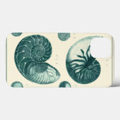 Red en Green Seashell Art Case-Mate iPhone Case (Achterkant (horizontaal))