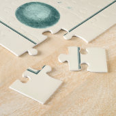 Red en Green Seashell Art Legpuzzel (Zijkant)