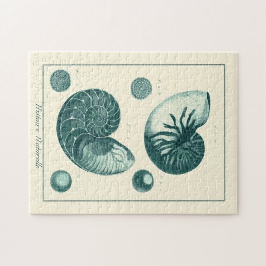 Red en Green Seashell Art Legpuzzel (Horizontaal)