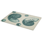 Red en Green Seashell Art Snijplank (Hoek)