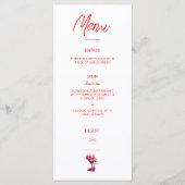 Red en Maroon Brunch en Bubbly Menu (Voorkant)