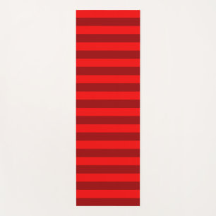 Red en Maroon Stripes Design Yogamat