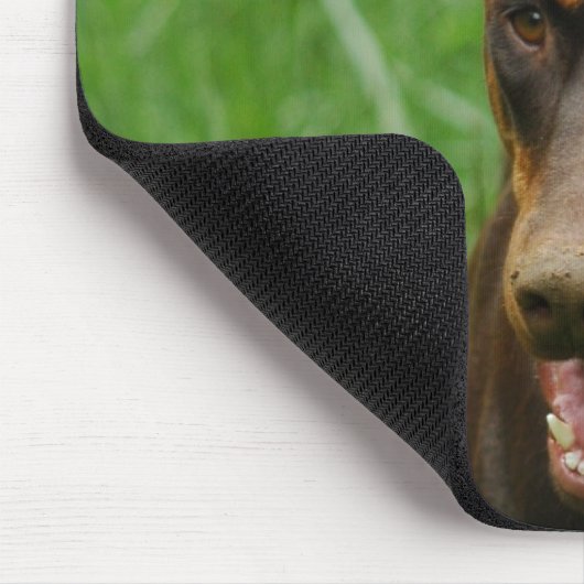 Red en Rust Doberman Muismat (Hoek)