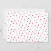 Red en White | PRETTIGE FEESTDAGEN €? | Sters Feestdagenkaart (Achterkant)