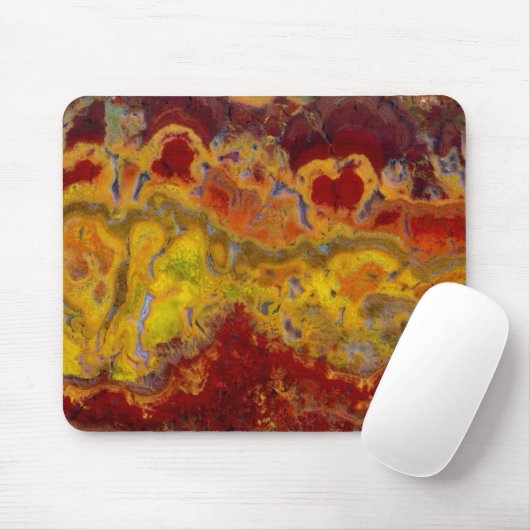 Red en yellow Crayloa Jasper Muismat (Met muis)