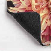 Red en Yellow Dahlia Floral Muismat (Hoek)