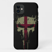 Red England Grunge Case-Mate iPhone Case (Achterkant)