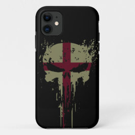Red England Grunge Case-Mate iPhone Case
