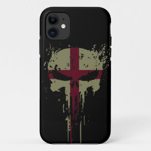 Red England Grunge Case-Mate iPhone Case