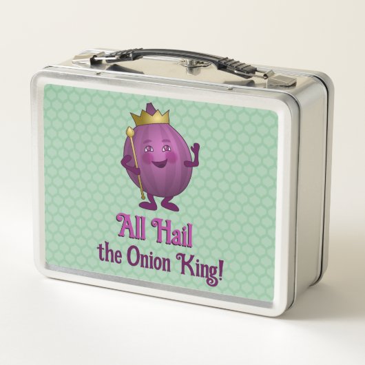 Red Enion in Crown - grappige voedselkoning - eige (Achterkant)