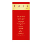 Red Envelope - Hong Bao Reclamekaart (Voorkant)