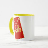 Red Envelope Motif Mok (Voorkant links)