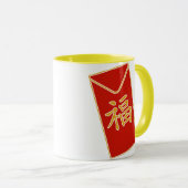 Red Envelope Motif Mok (Voorkant rechts)