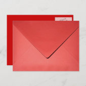 RED ENVELOPE Vooraf gericht aan President Obama Briefkaart (Voorkant / Achterkant)