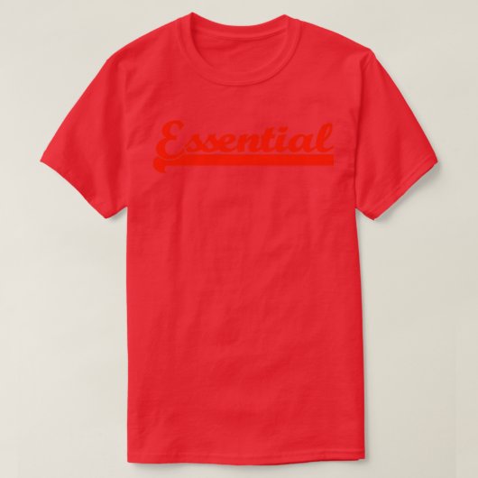 Red Essential T-shirt (Design voorkant)
