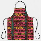 Red Ethnic Aztec Schort (Voorkant)