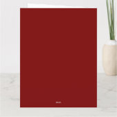 Red Eucalypthus Thank You Card W/ 2 photos Bedankkaart (Achterkant)