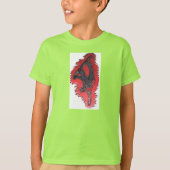 Red Explosion Boys Snowboarder t-shirt (Voorkant)