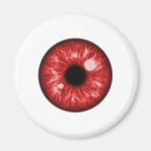 Red Eye Ball Funny Magneet (Voorkant)