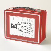 Red Eye Chart lunchbox (Achterkant)