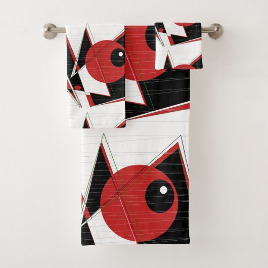Red Eye die Bath Towel Set bekijkt Bad Handdoek (Insitu)