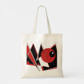Red Eye die budgettaire Canvas tas bekijkt (Achterkant)