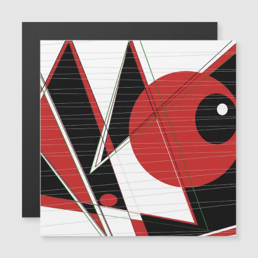 Red Eye die Magnetic Card bekijkt (Voorkant / Achterkant)