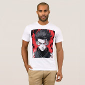 Red Eye Fighter Manga T-shirt (Voorkant volledig)