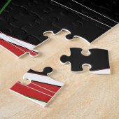 Red Eye Kijk naar Jigzaag Puzzle Legpuzzel (Zijkant)