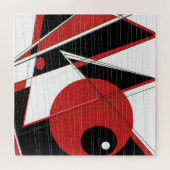 Red Eye Kijk naar Jigzaag Puzzle Legpuzzel (Horizontaal)